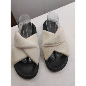 Maeve Terry Cloth Slides  Size 10  NWOT